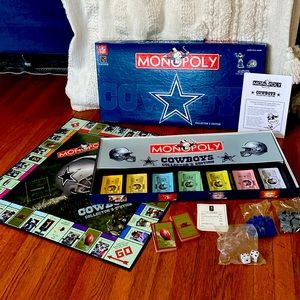 Vintage Monopoly Dallas Cowboys Collector's Edition 2006 Board Game